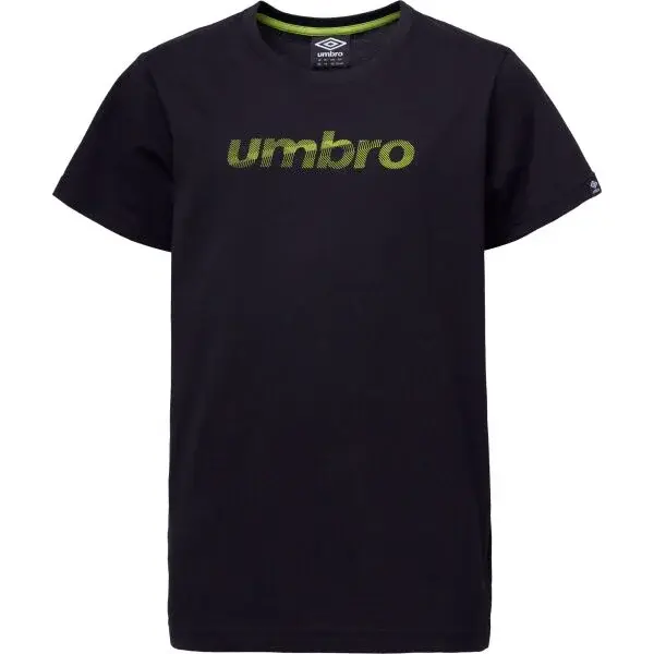 Umbro PAKS Chlapecké tričko, černá, velikost