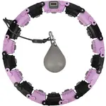 HMS FH03 Masážní hula hoop se závažím a počítadlem, černá, velikost