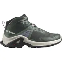 Salomon X RAISE MID GTX J Dětská obuv, tmavě zelená, velikost