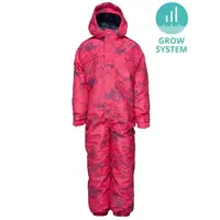 LOAP CUVEN GROW SYSTEM Rostoucí dětská lyžařská kombinéza, růžová, velikost
