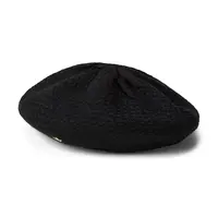 Baret s příměsí vlny Lauren Ralph Lauren černá barva, 454P04489