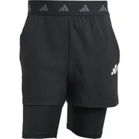 adidas GYM+ 2IN1 SHORT Pánské sportovní kraťasy, černá, velikost
