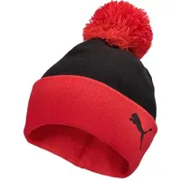 Puma AC MILAN ESSENTIALS POM POM BEANIE Zimní čepice, černá, velikost ADULT