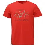 LOAP ALPEG Pánské tričko, červená, velikost