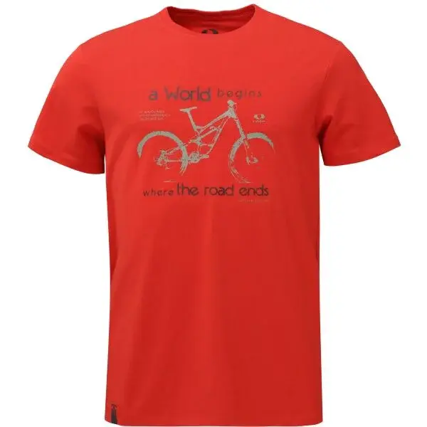 LOAP ALPEG Pánské tričko, červená, velikost