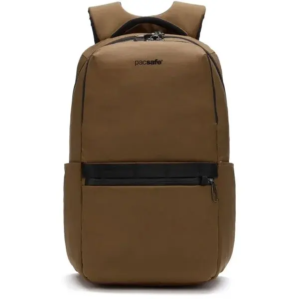 Pacsafe METROSAFE X 25L BACKPACK Městský batoh, hnědá, velikost