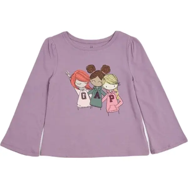 GAP BABY Dětské tričko, fialová, velikost