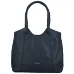 Stylová dámská koženková kabelka na rameno Coveri Ticia, tmavě modrá