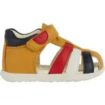 Geox B SANDAL MACCHIA Chlapecké sandály, žlutá, velikost