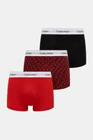 Boxerky Calvin Klein Underwear 3-pack vínová barva, LV00NB4564