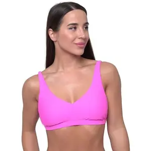 GymBeam SPORT BIKINI Dámský vrchní díl plavek, růžová, velikost