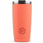 COOL BOTTLES TERMO 550 ML Nerezový termo hrnek, lososová, velikost 550 ML