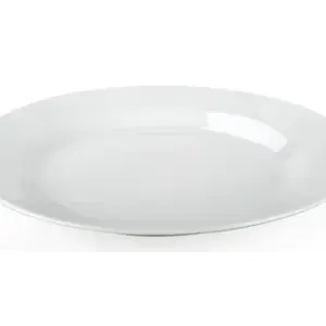Mělký talíř Larry 24 cm, bílý