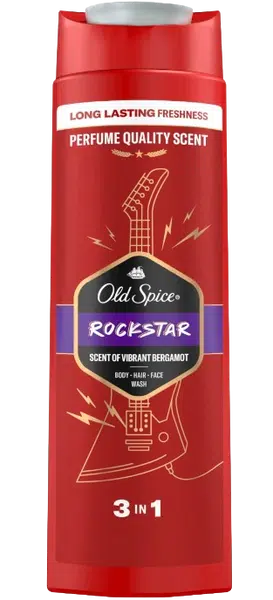 OLD SPICE Rockstar 3v1 Sprchový gel a šampon 400 ml