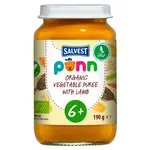 SALVEST PONN BIO Jehněčí maso se zeleninovým pyré 6+ měsíců a výš 190 g