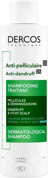 VICHY Dercos Šampon proti lupům normální až mastné vlasy 200 ml