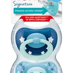 NUK Dudlík Signature 6-18m. BOX, kluk 2 ks