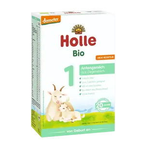 HOLLE bio počáteční dětská mléčná výživa na bázi kozího mléka 1 400 g