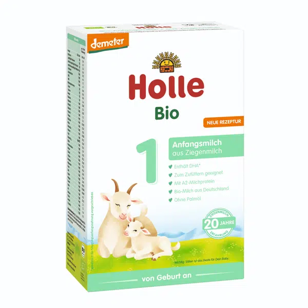 HOLLE bio počáteční dětská mléčná výživa na bázi kozího mléka 1 400 g