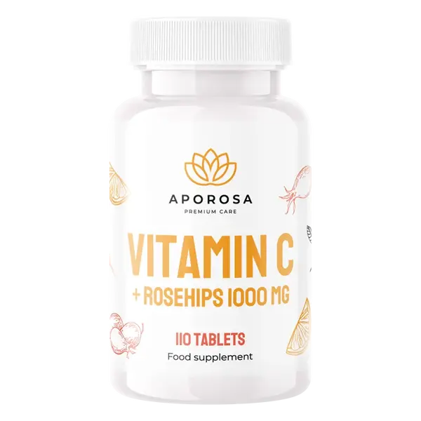APOROSA Vitamín C s šípky 1000 mg 110 tablet