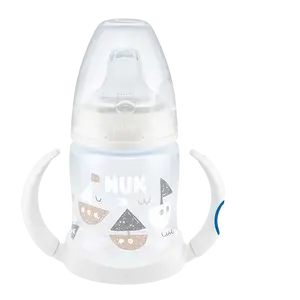 NUK FC Lahvička na učení s kontrolou teploty, bílá 150 ml