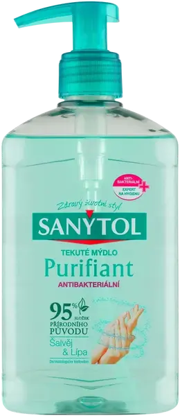 SANYTOL Tekuté mýdlo dezinfekční Purifiant 250 ml