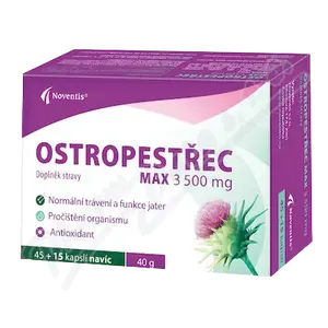 NOVENTIS Ostropestřec Max 60 kapslí