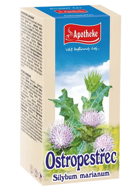 APOTHEKE Ostropestřec mariánský čaj sáčky 20 ks