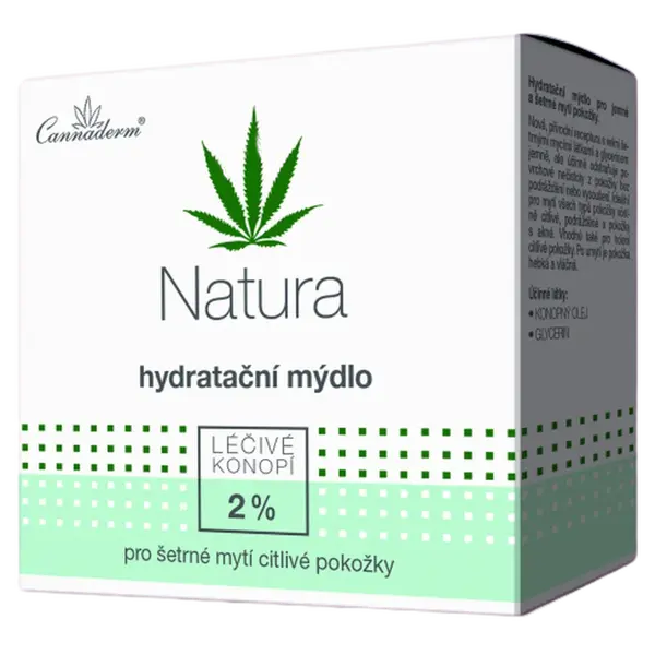 CANNADERM Natura hydratační mýdlo 100 g