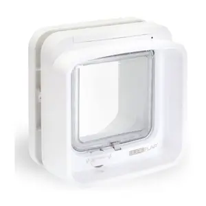 Dvířka SureFlap DualScan s mikročipem pro kočky - Bílá | P6477