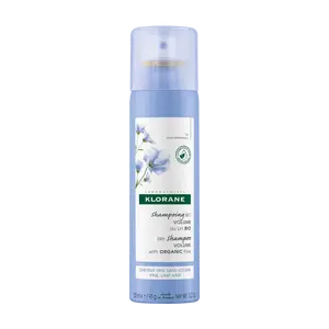 KLORANE Suchý šampon BIO lnem pro objem pro jemné vlasy bez objemu 150 ml