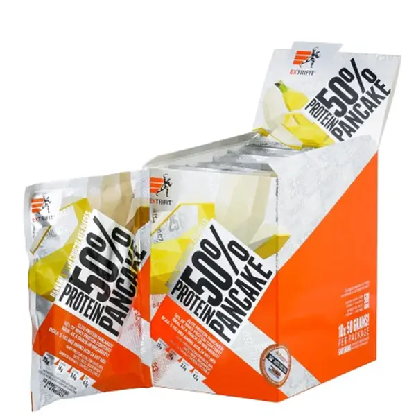 EXTRIFIT Proteinové palačinky 50% banán a čokoláda sáčky 10 x 50 g