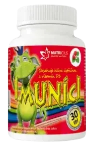 NUTRICIUS Imuníci Hlíva ústřičná s vitamínem D pro děti, cucavé tablety 30 ks