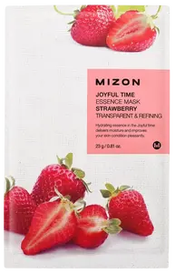 MIZON Joyful Time Essence Mask Strawberry Plátýnková maska se zjemňujícím účinkem 23 g