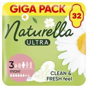 NATURELLA Ultra Maxi velikost 3 vložky s křidélky 32 ks
