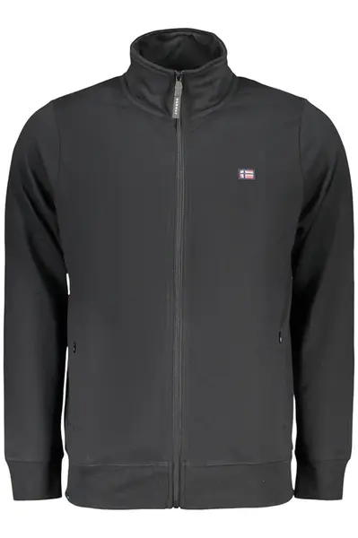 Černá pánská mikina na zip