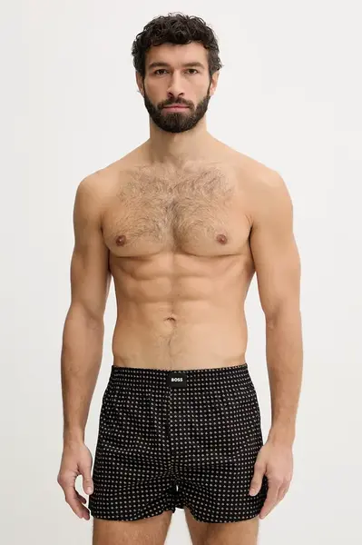 Bavlněné boxerky BOSS 2P Boxer S. CW Peach 2-pack