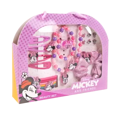 Sada šperků/vlasových doplňků v kabelce Disney Minnie