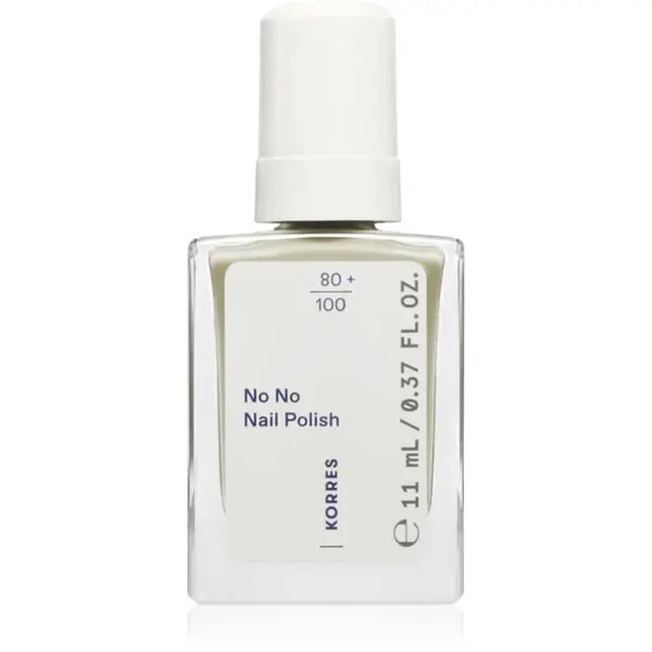 Korres No No Nail Polish pečující lak na nehty odstín 82 Mint Green 11 ml