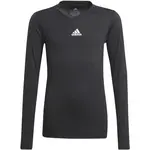 adidas TEAM BASE TEE Y Juniorské futbalové tričko, čierna, veľkosť