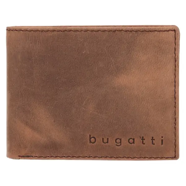 Pánská kožená peněženka Bugatti Austin - hnědá