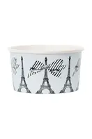 Sada jednorázových zmrzlinových pohárů se lžičkami Miss Etoile (8-pack)