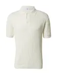 DAN FOX APPAREL Tričko 'Enrico'  šedobiela