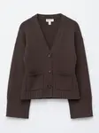 & Other Stories Kardigán  čokoládová