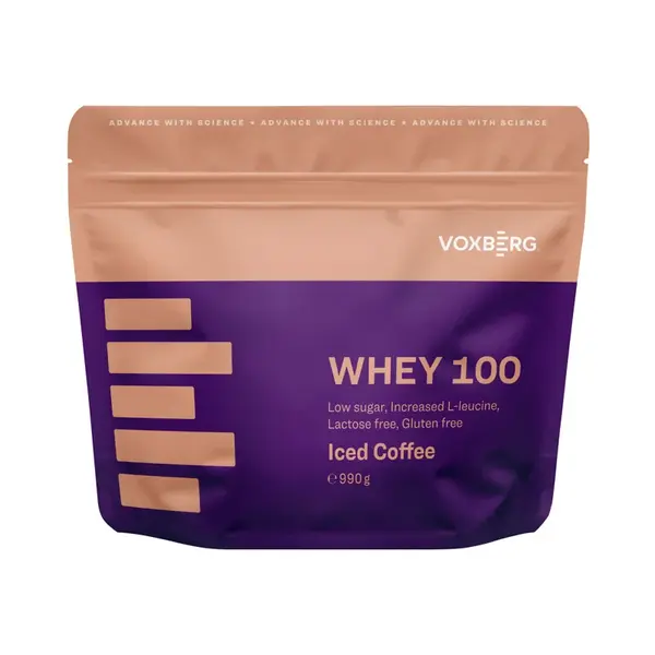 Voxberg Whey Protein 100 990g - ledová káva