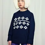 Dětský svetr s příměsí vlny Mini Rodini Flowers