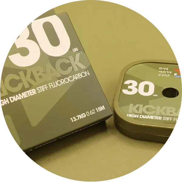 One more cast fluorocarbon kickback high diameter stiff fluorocarbon 15 m - 30 lb