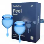 SATISFYER Menštruačné kalíšky Feel good 2ks Modré