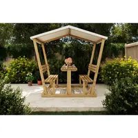 Ambia Garden ZAHRADNÍ SADA 3dílné, dřevo, textil