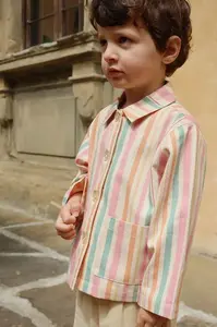 Konges Sløjd  Dětská bavlněná bunda  FRANKIE SHIRT JACKET GOTS